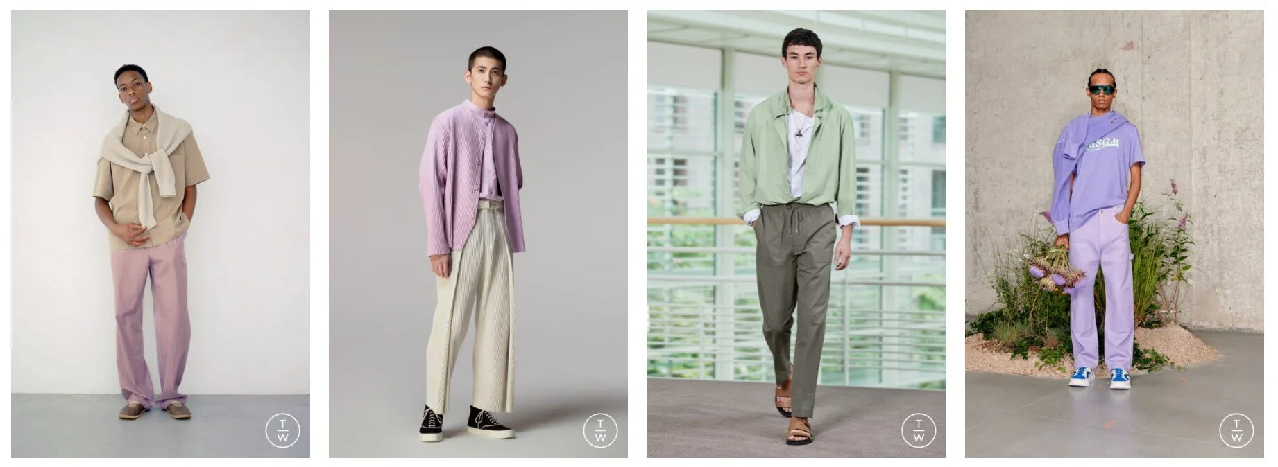 pastel men outfit