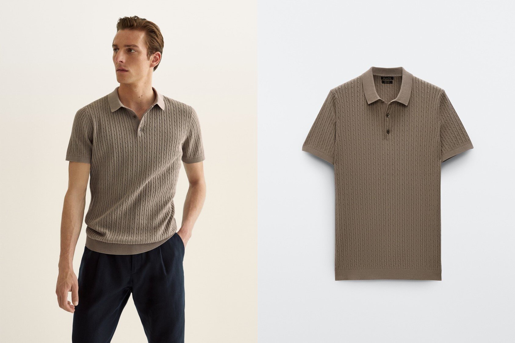 Knitted Polo Shirt 