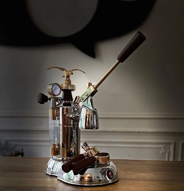 new piece of art. of character.  #designespressomachines #pavoniespressomachine #coffeewithfriends #nocoffeenowork