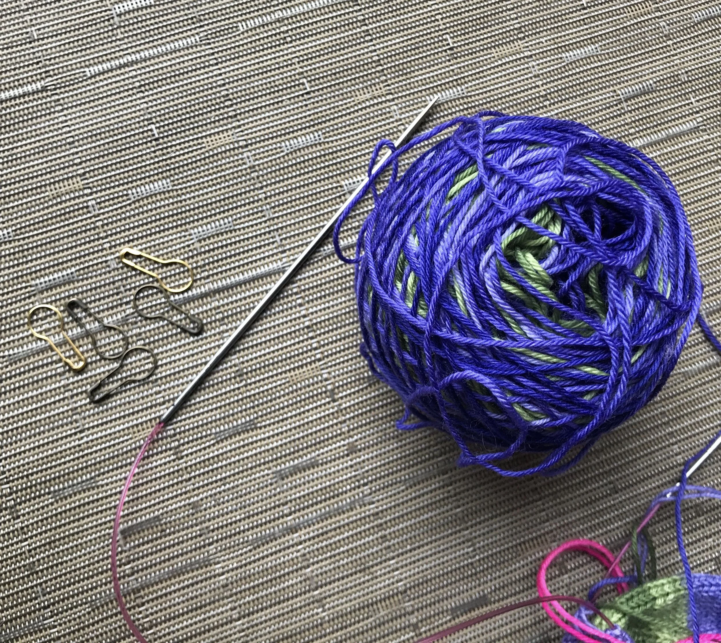 These stitch markers are a perfect fit for tightening the Hiya Hiya tips