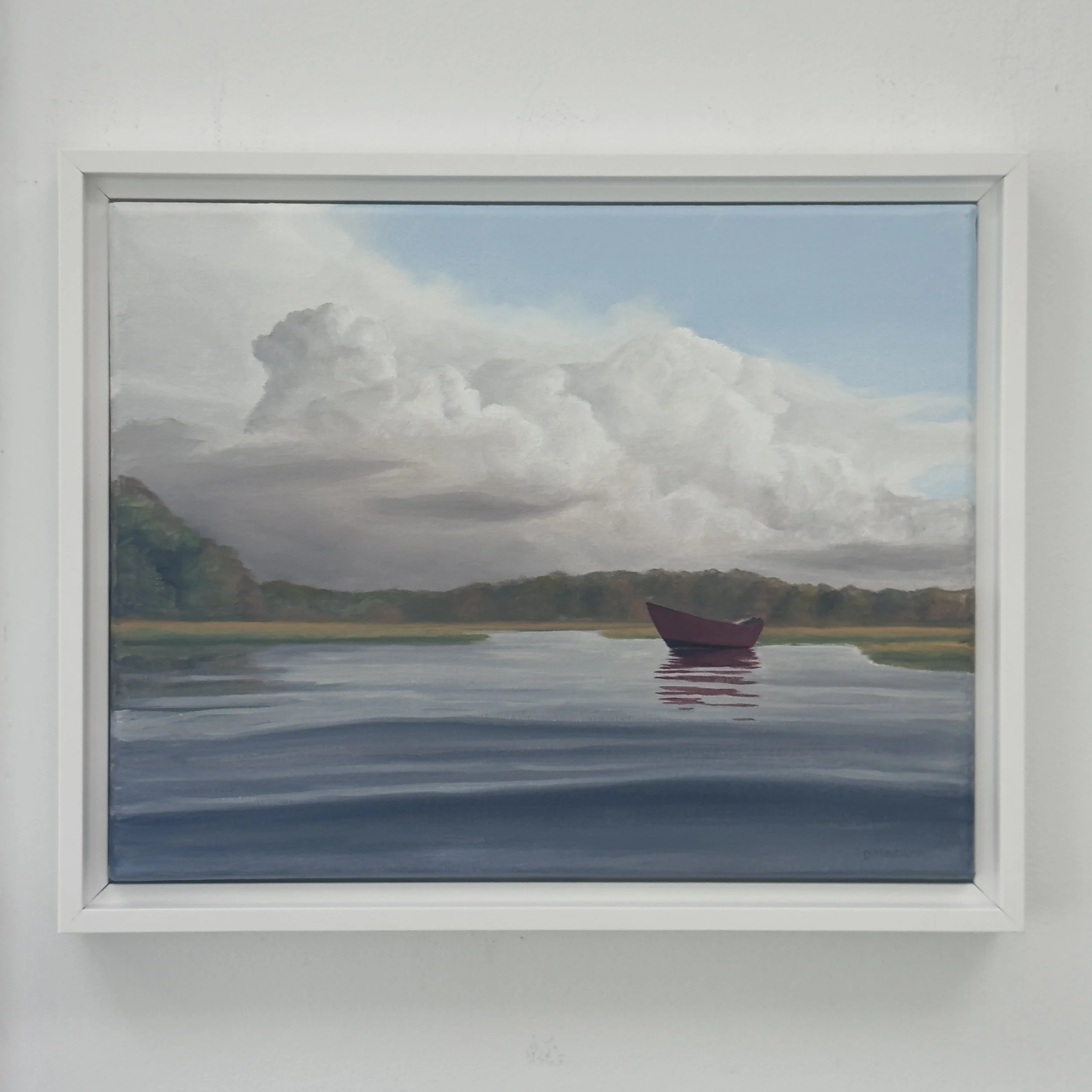 Mini Red Dory at Herring River