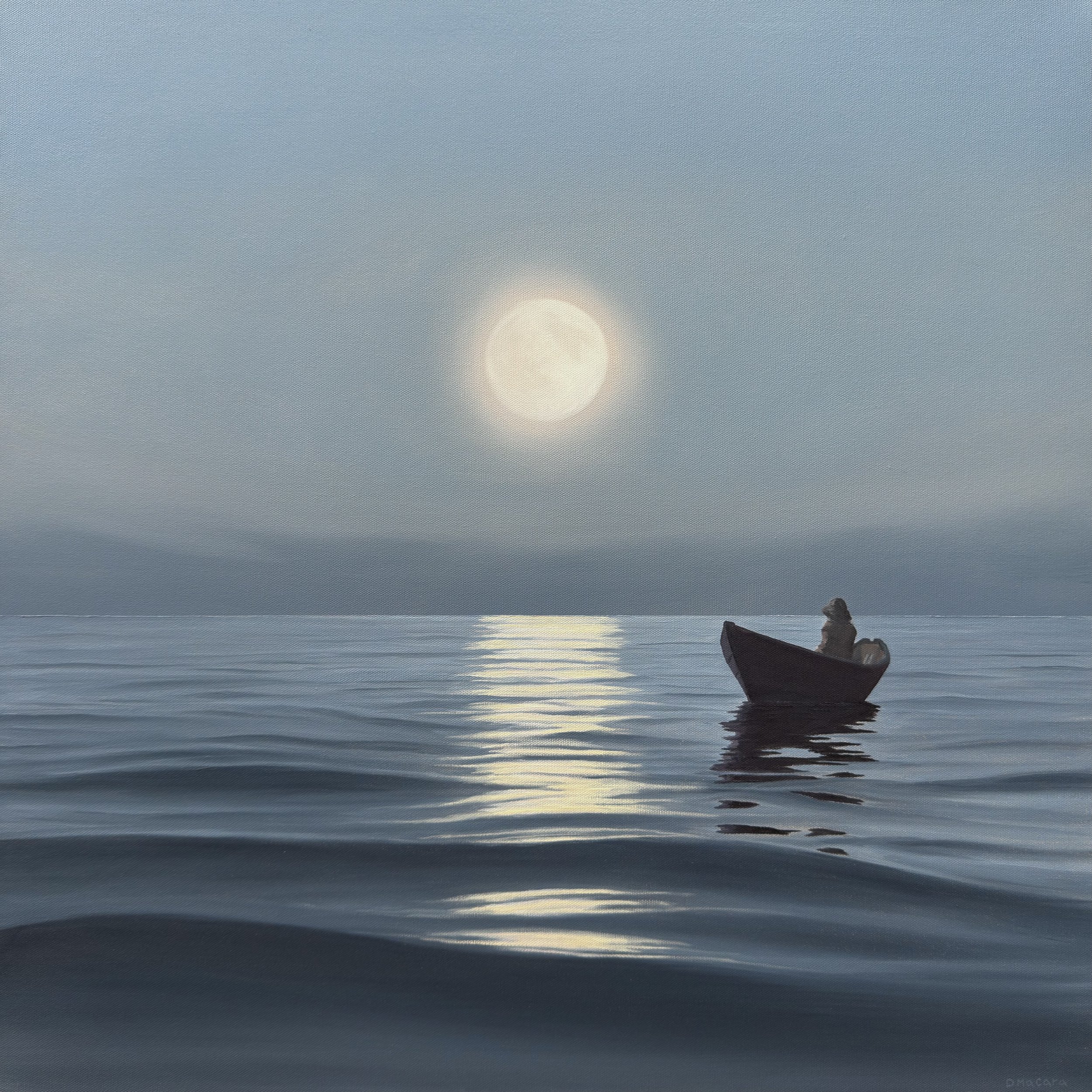 Moonrise Over The Fog