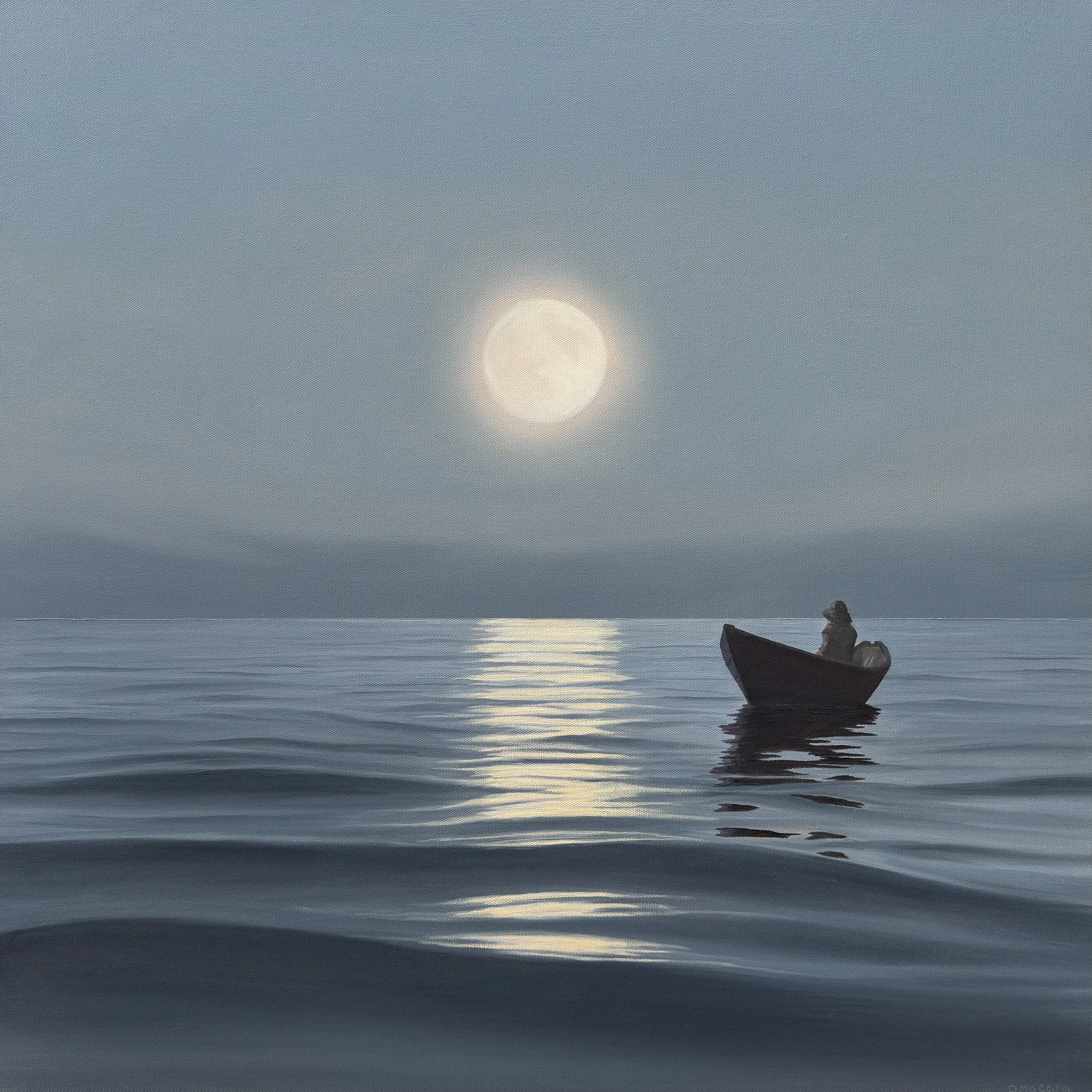 Moonrise Over The Fog