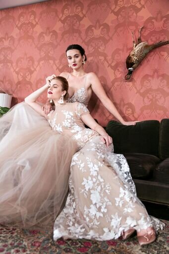 Lyric Gown and Thalia Gown by Mignonette Bridal, 2019.jpeg