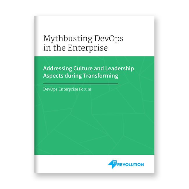 DevOps Enterprise Forum Publication | cover and layout