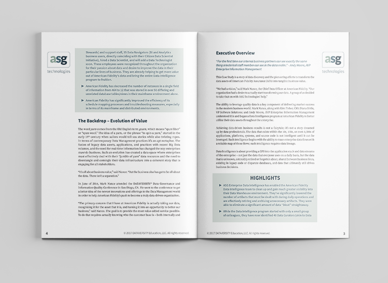 Dataversity White Paper | layout