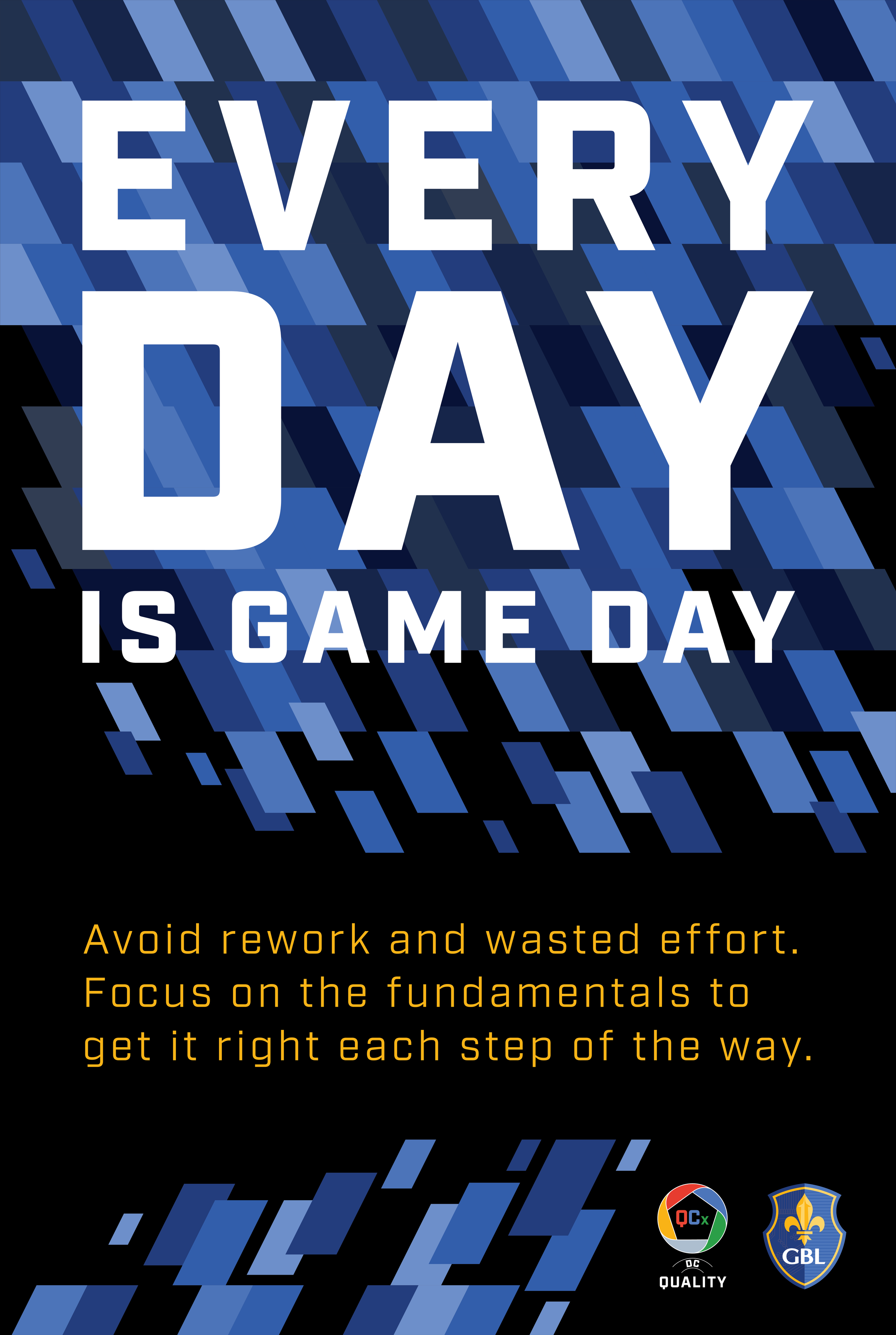 Every Day is Game Day Change Management Poster