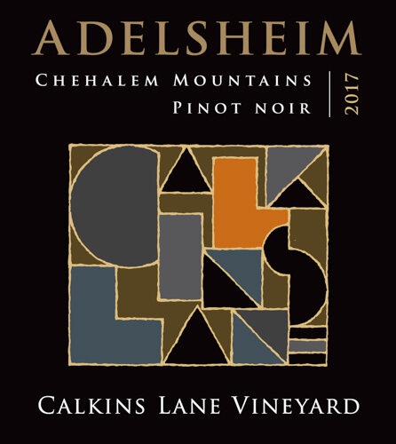2017 Calkins Lane Pinot noir front label