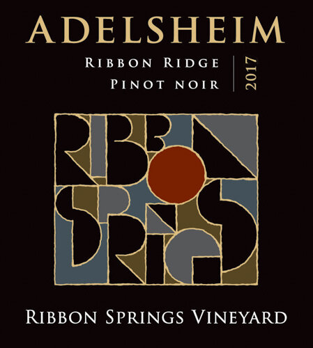 2017 Ribbon Springs Pinot noir front label