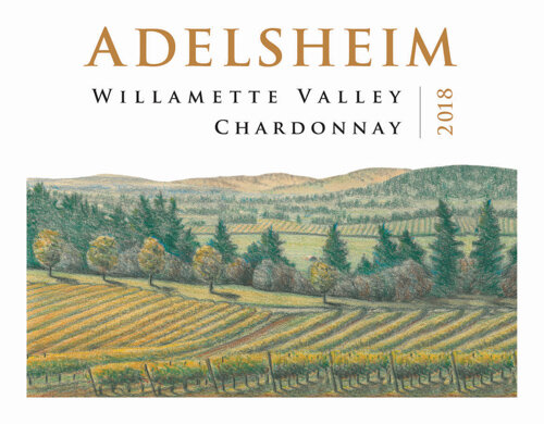 2018 Willamette Valley Chardonnay front label (Copy)