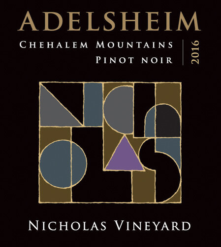 2016 Nicholas Pinot noir front label (Copy)