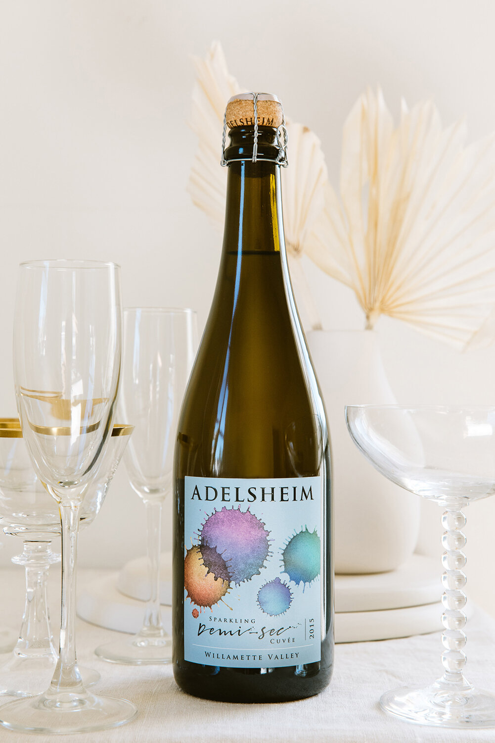 Adelsheim 2015 Sparkling Demi-Sec Cuvée  (Copy) (Copy)