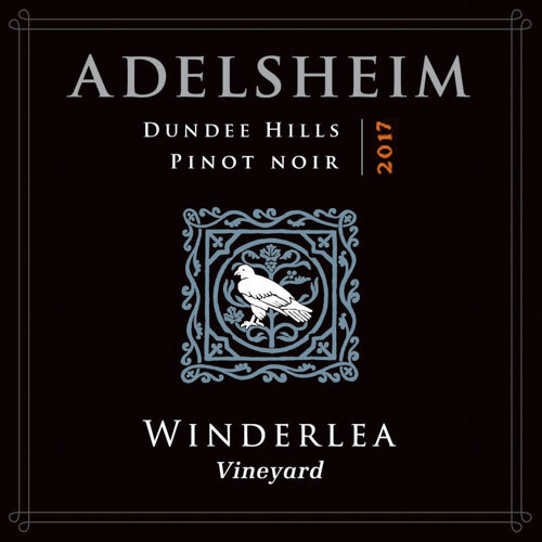 Adelsheim 2017 Winderlea Pinot noir front label