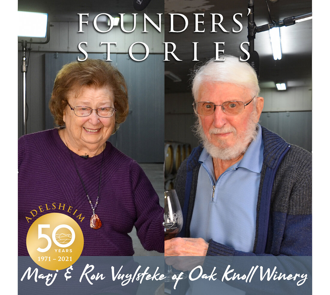 Founders' Stories, Marj + Ron Vuylsteke, Oak Knoll Winery