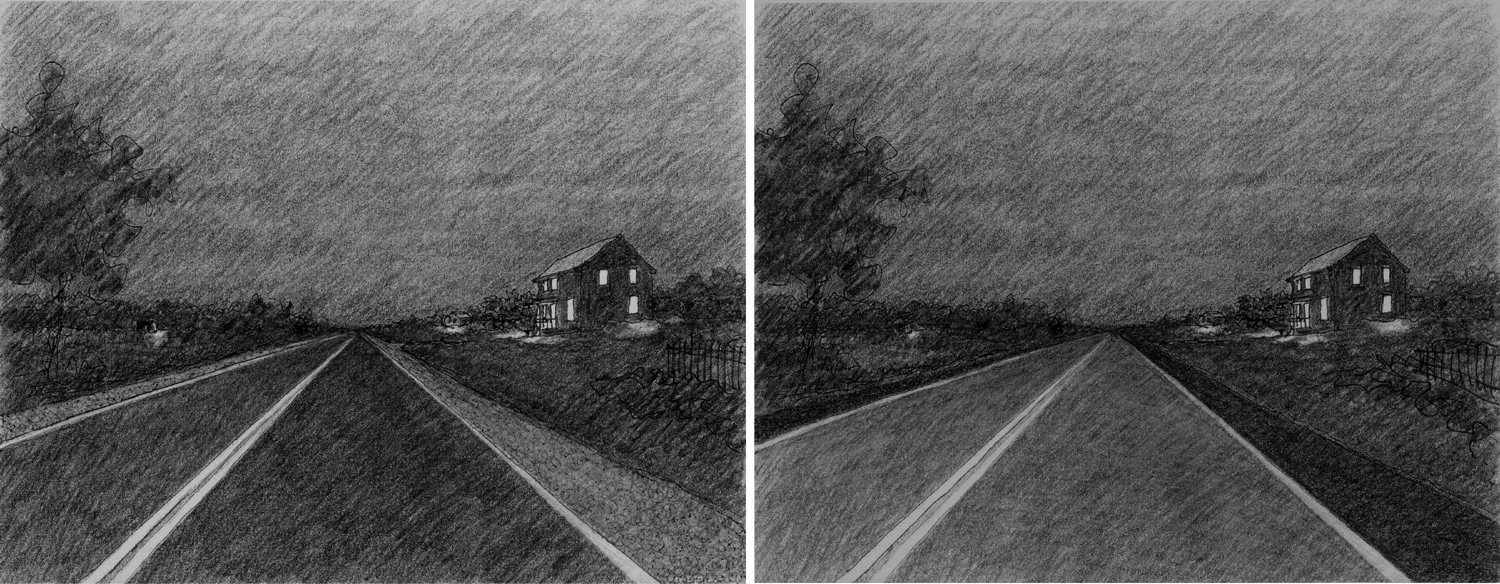  Reflection Road Surfaces: Textured side (left); Textured Driveway (right) 