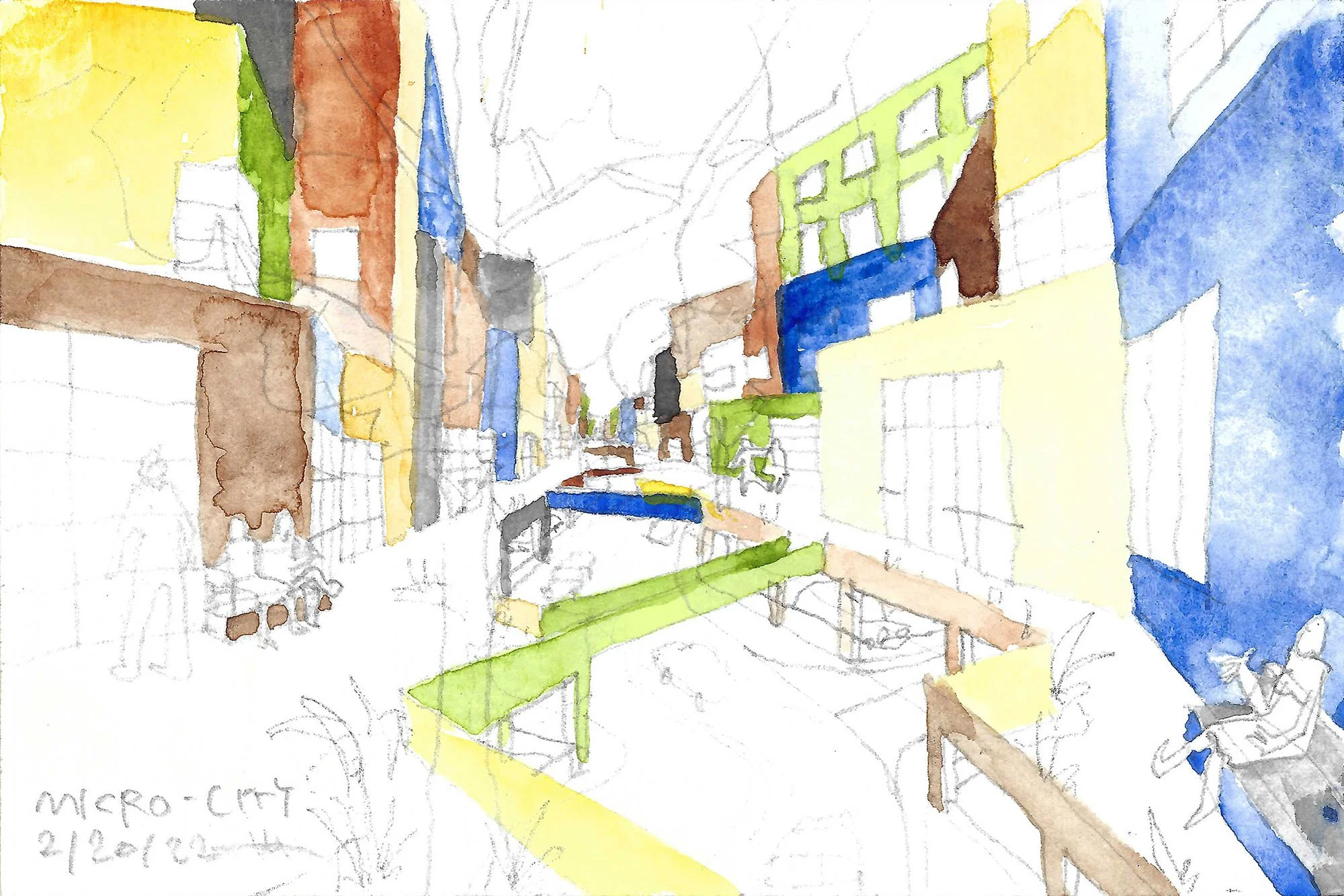  Stepped Pedestrian Promenade 