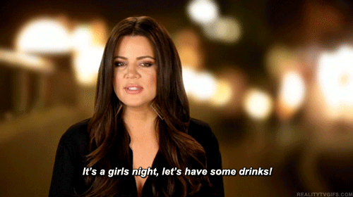 Khloe Girls Night.gif