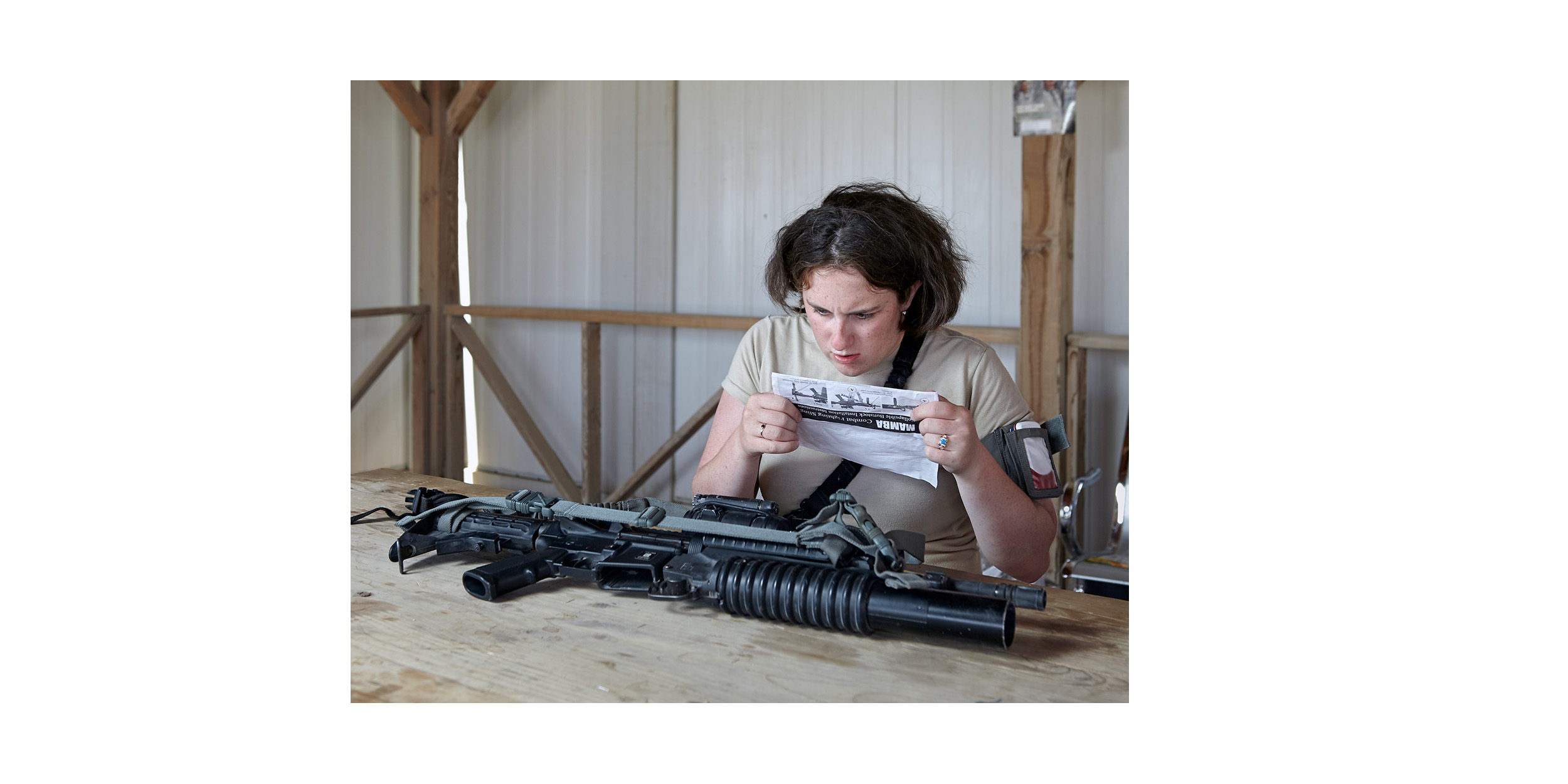  Weapon Maintenance, Kandahar, Afghanistan, from the series ‘The Thing About Remembering’ 