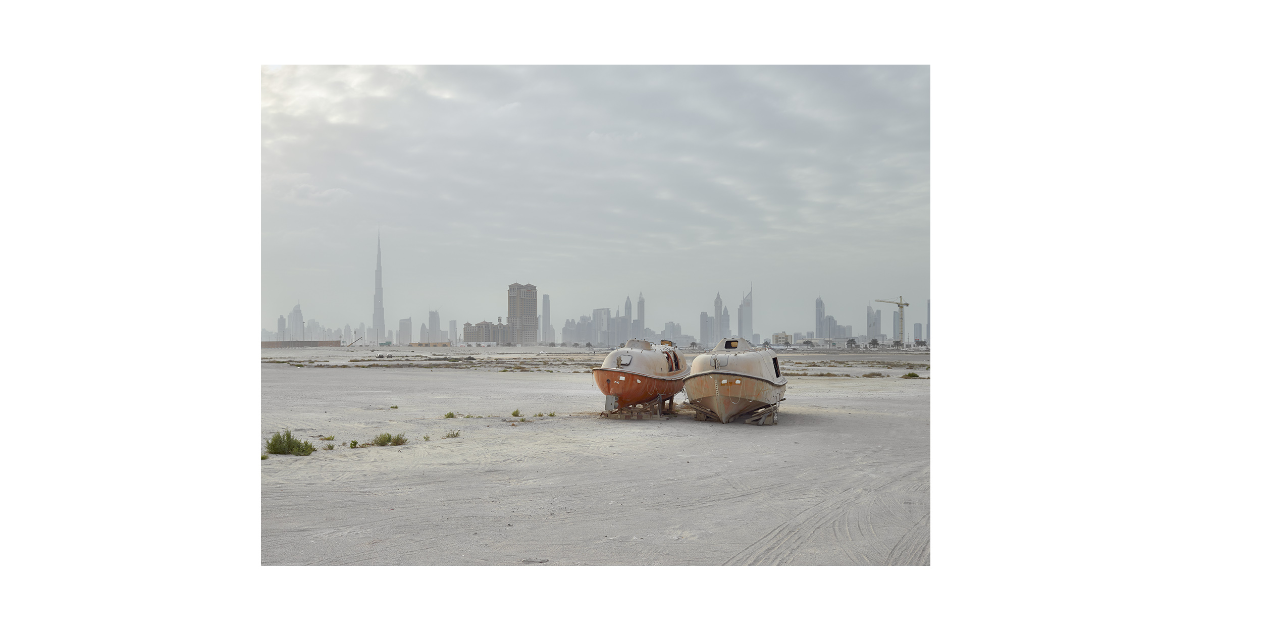  Lifeboats, Al Jaddaf, Dubai, from the series ‘The Edge’ 