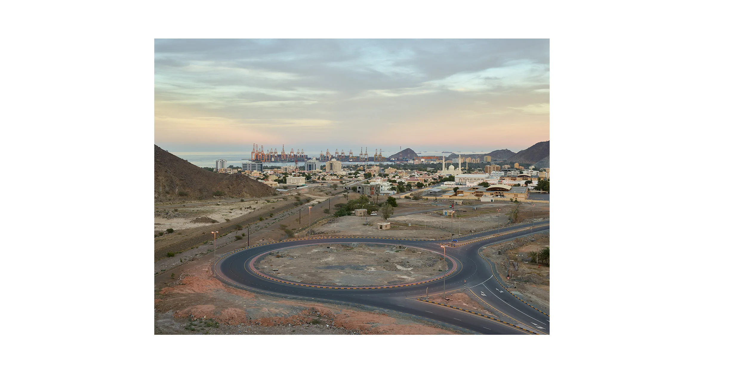  Roundabout, Khor Fakkan, Sharjah, from the series ‘The Edge’ 