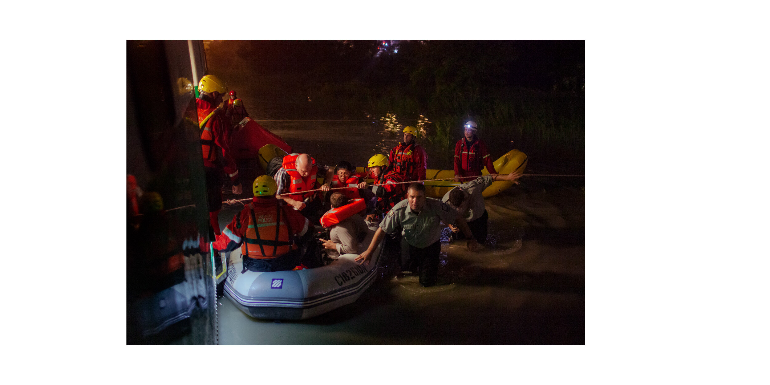  Train rescue - THE GLOBE AND MAIL 