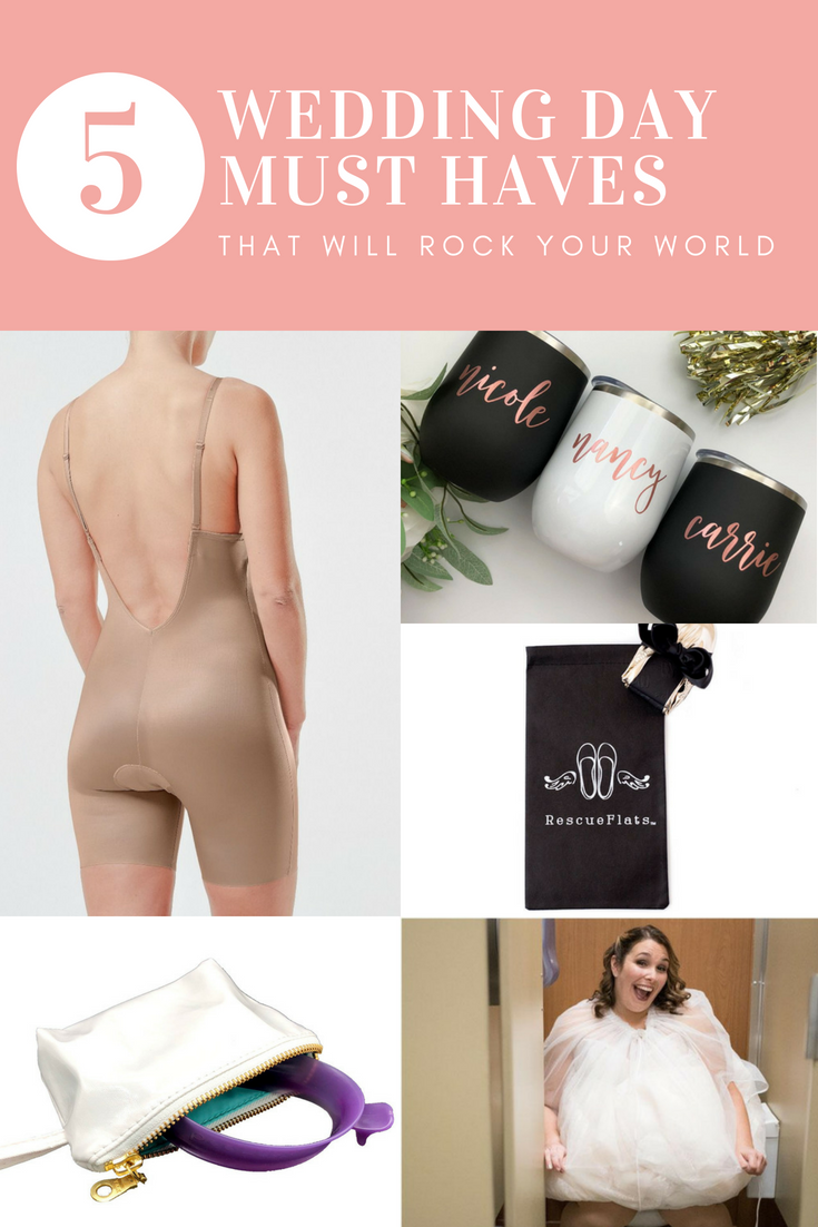 5 Wedding Day Must Haves That Will Rock Your World. — peeLUX - peeing in  shapewear made easy