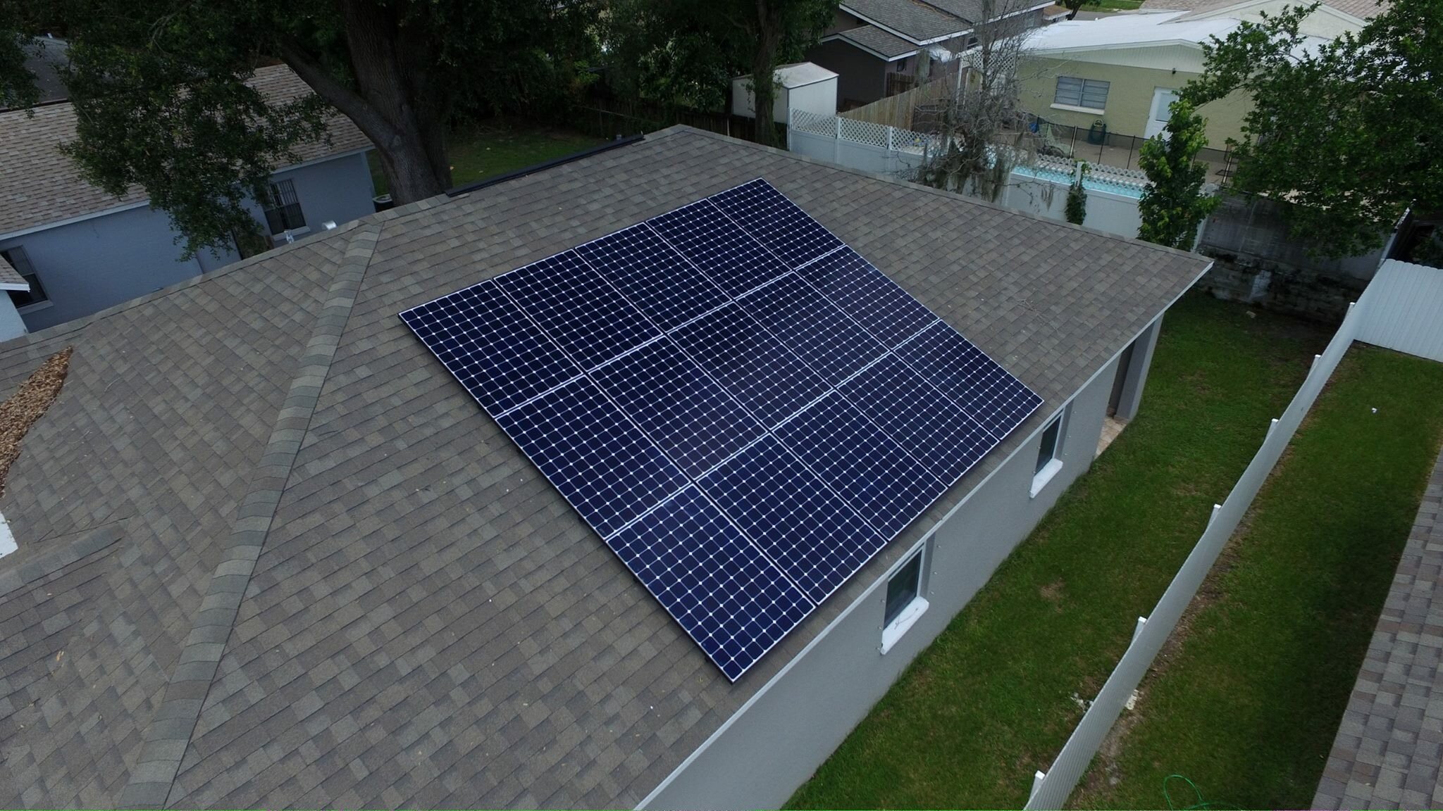 Solar PV Panels on Residential Home