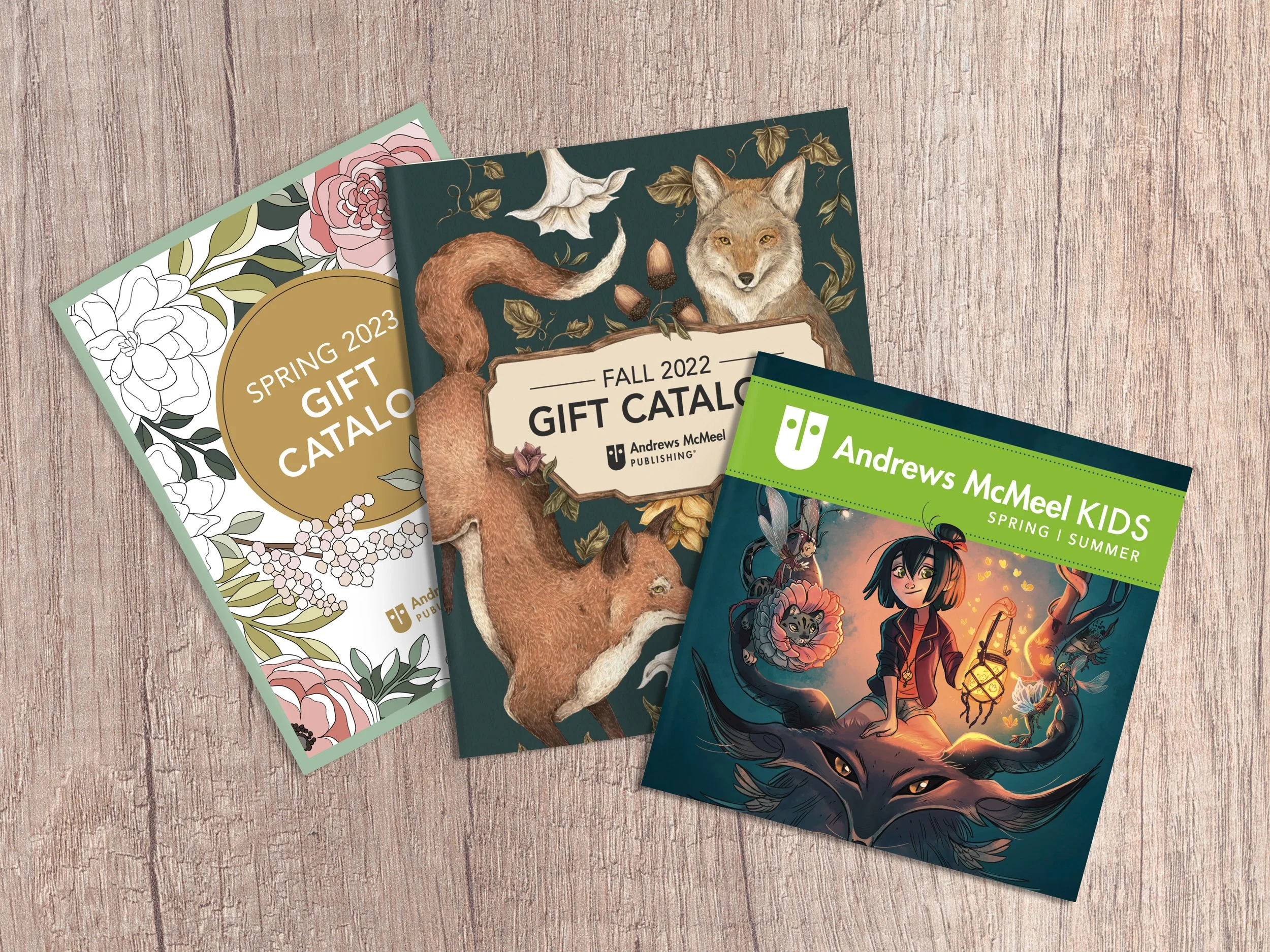 Gift and Calendar catalogs for Andrews McMeel Publishing Marketing and Sales.