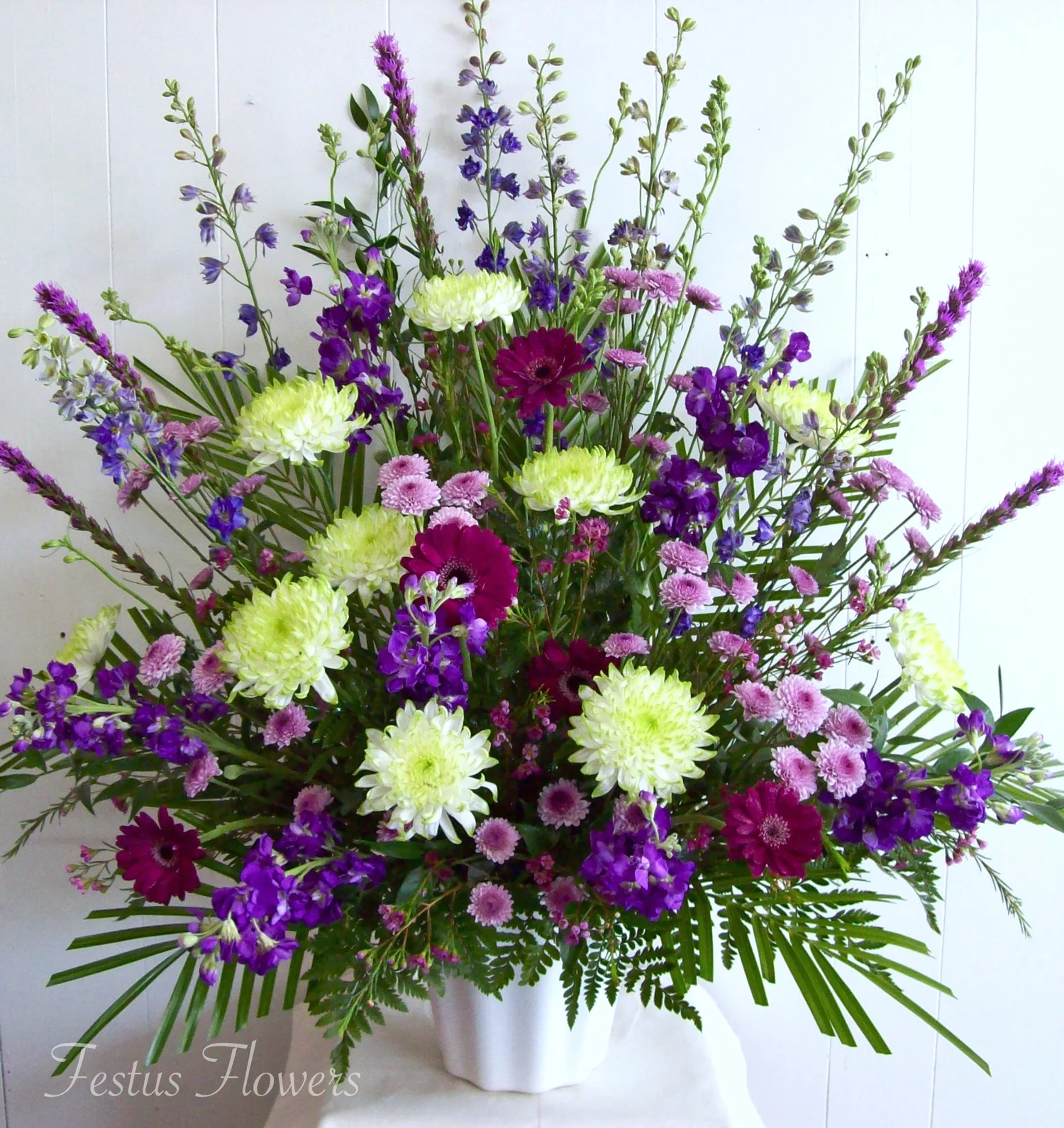 Sympathy Spray-Purples and Whites MacheSpray9.jpg