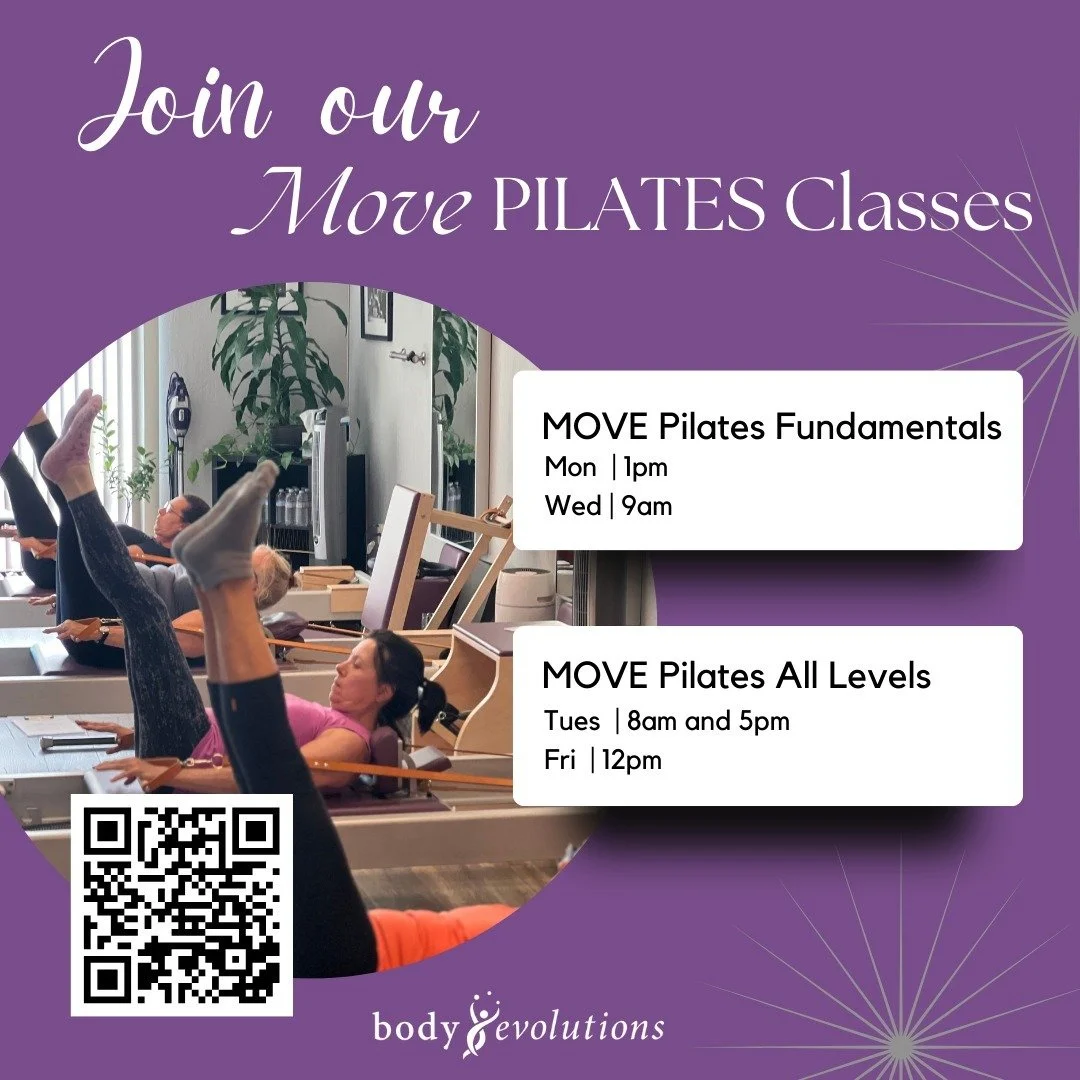 ✨ Ready to MOVE with us? ✨

Join our MOVE Pilates Group Classes and feel stronger, more centered, and energized! 💪🧘&zwj;♀️ Whether you&rsquo;re a beginner or a seasoned Pilates practitioner, we&rsquo;ve got a class for you! 💜

📅 Class Schedule
👉