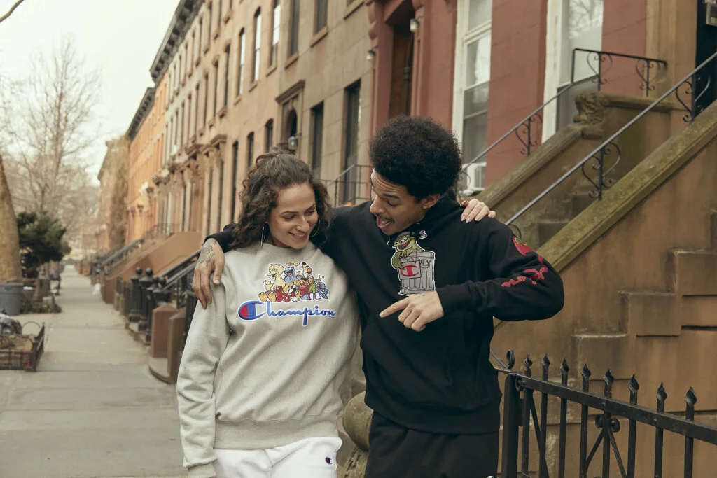 Champion sesame street group hoodie sale