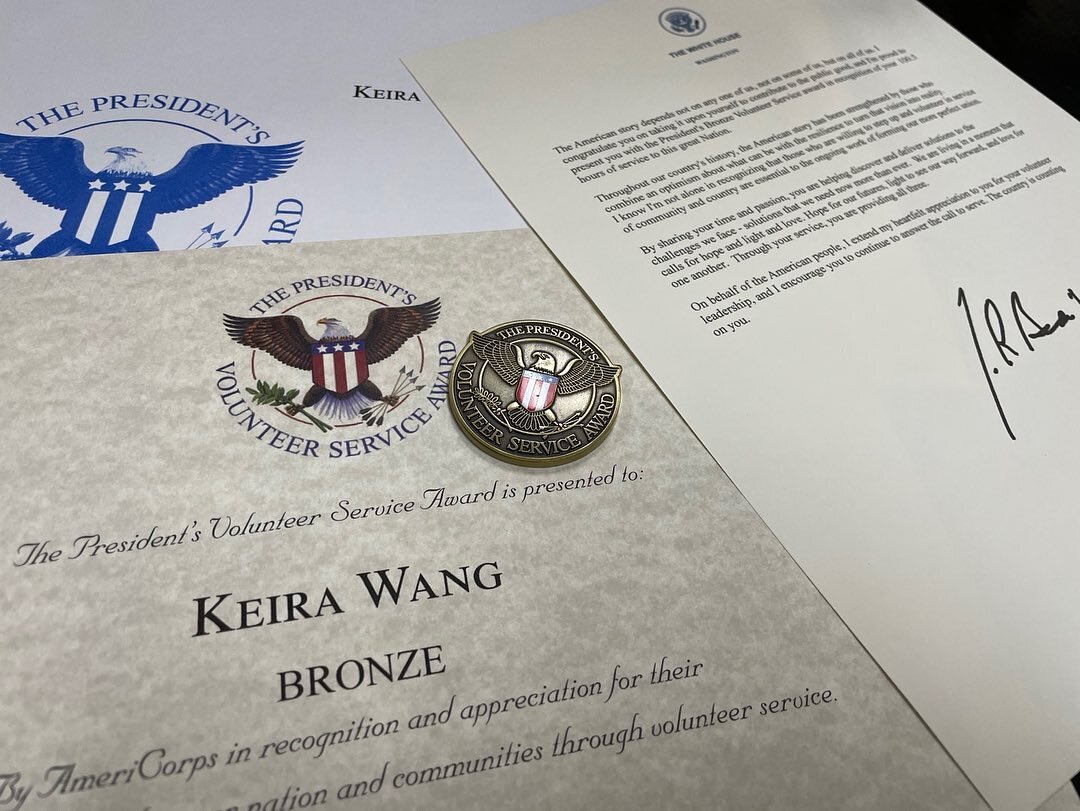 We are a certified organization for recognizing outstanding volunteers 🤩
Congrats Keira for getting recognized and appreciated by The President&rsquo;s Volunteer Service!

#certified #presidentsvolunteerserviceaward #volunteer #award #middleschool #