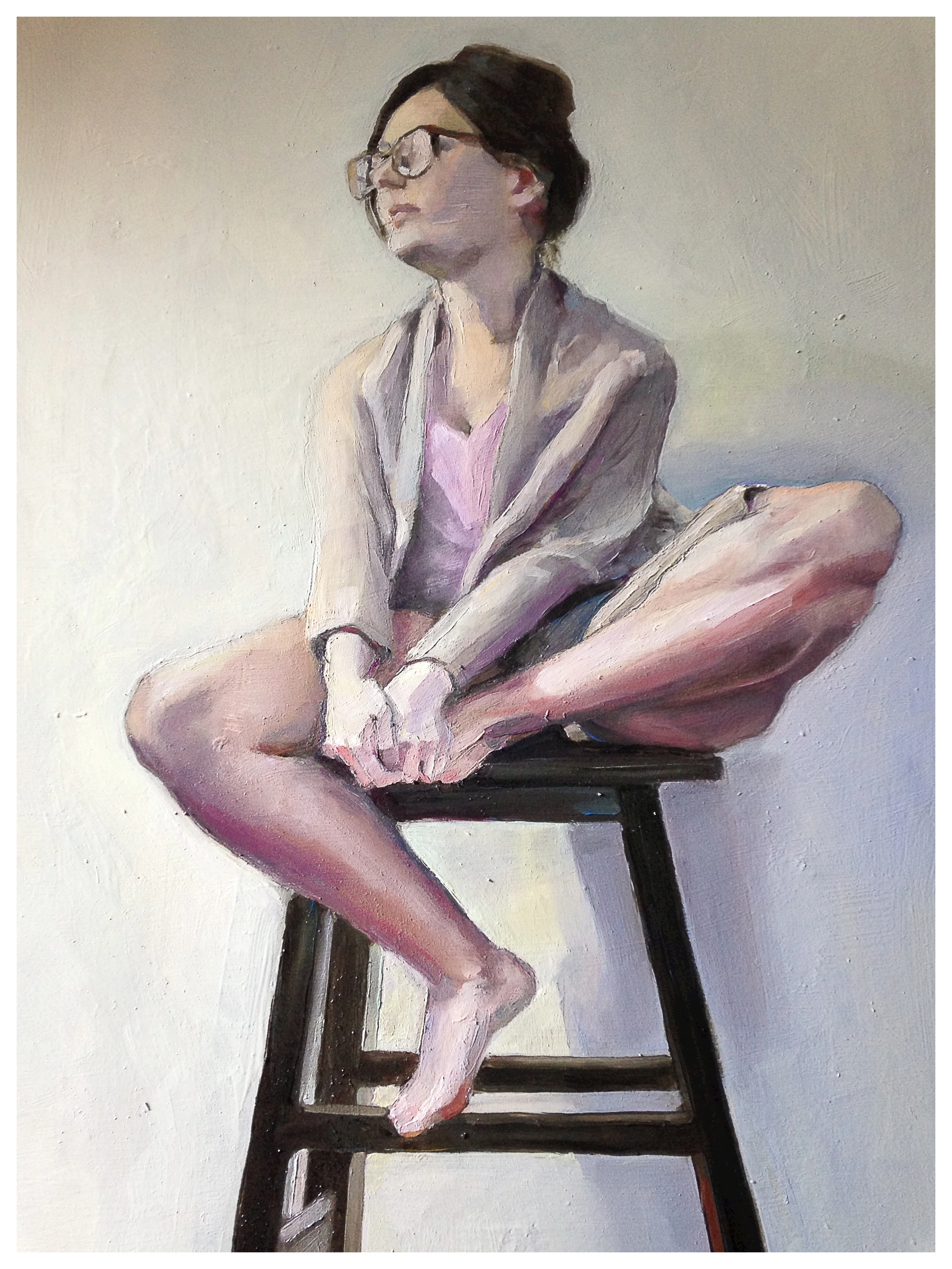 Woman on Stool