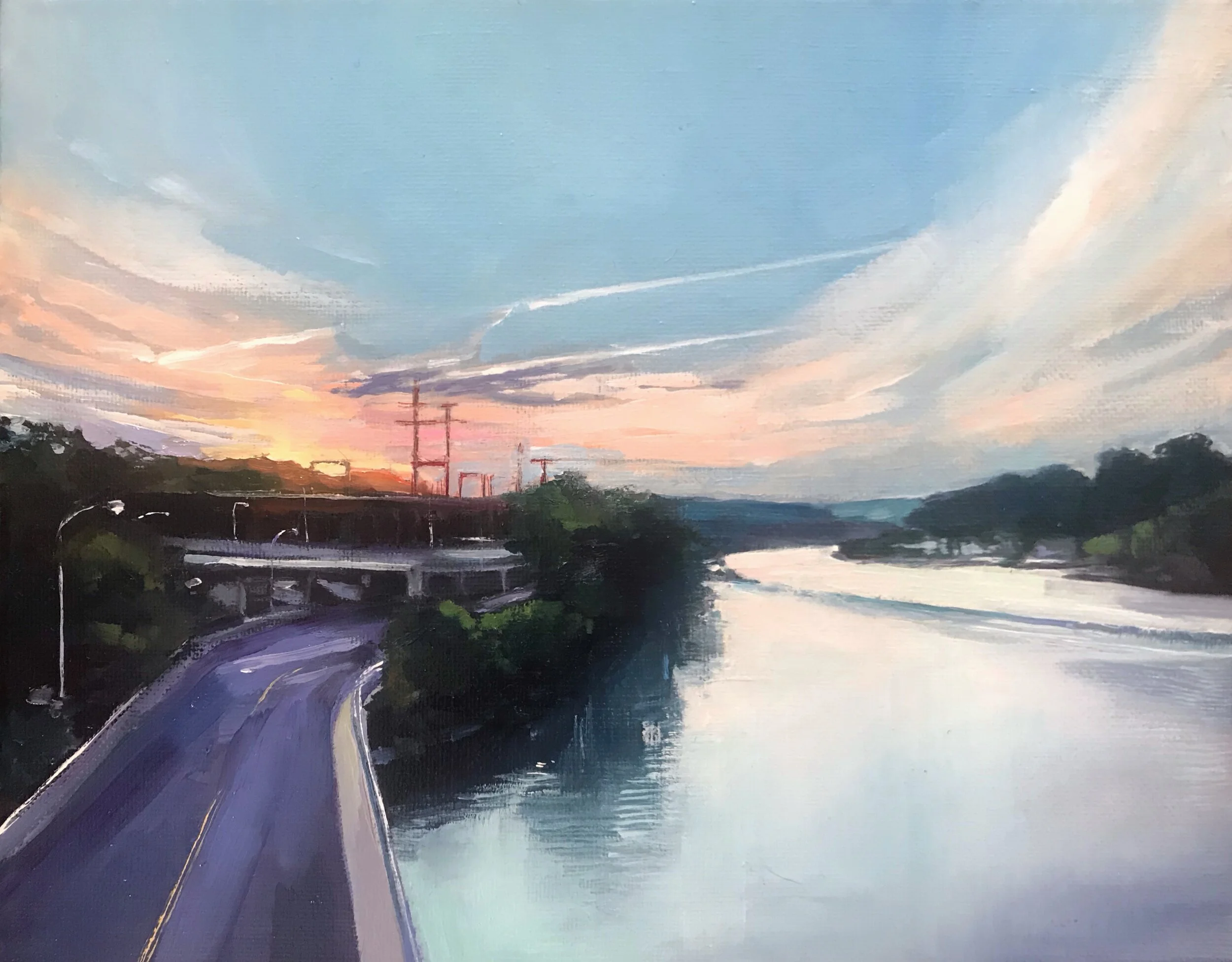 Schuylkill at Dusk