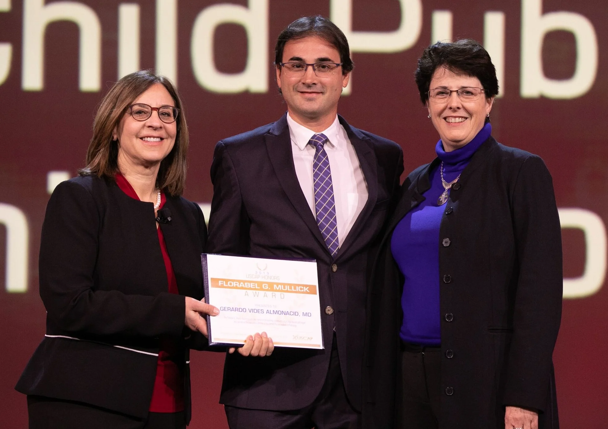Gerardo Vides Almonacid, MD 2019 Awardee of the Florabel G. Mullick Award