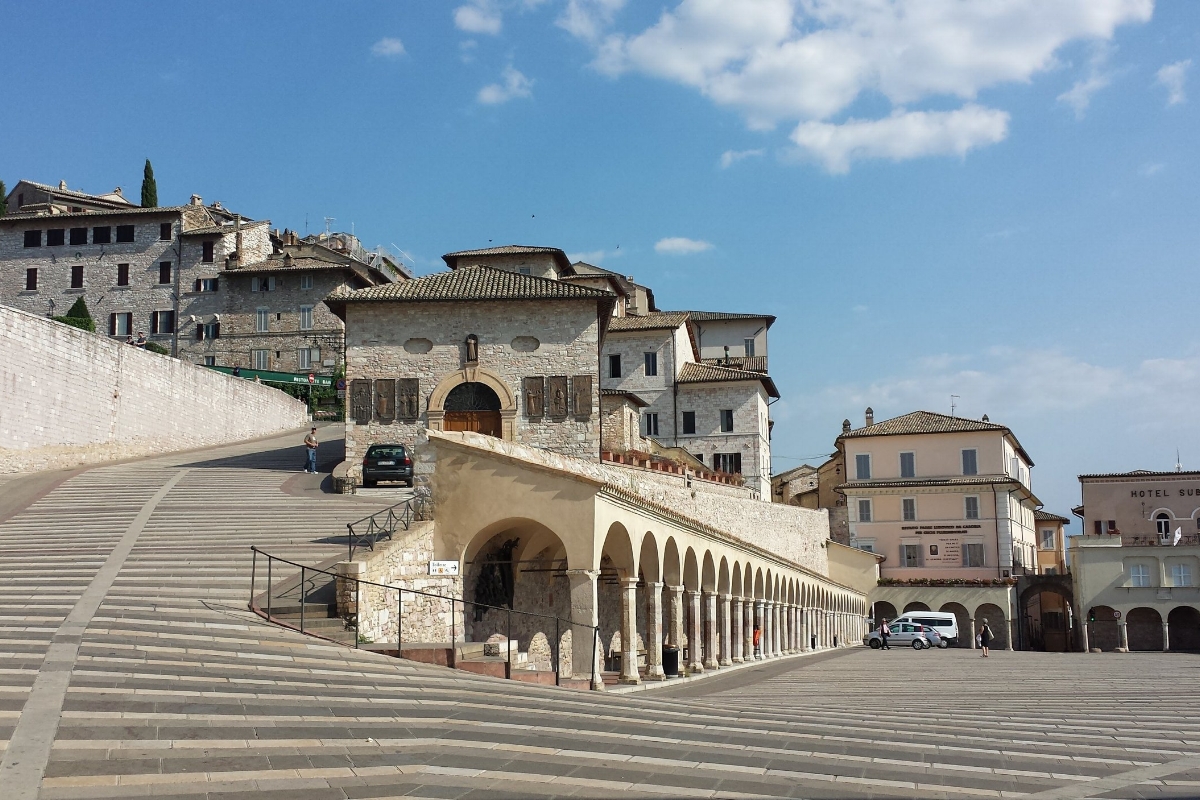 Assisi, Italy, is much less crowded in summer than nearby big cities like Rome and Florence but still full of historic charm.