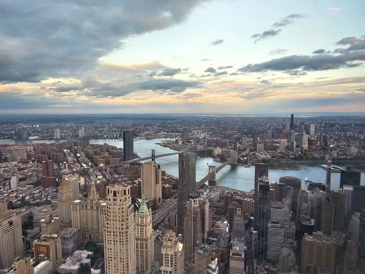 The Go City pass for New York includes views of the skyline and river like this