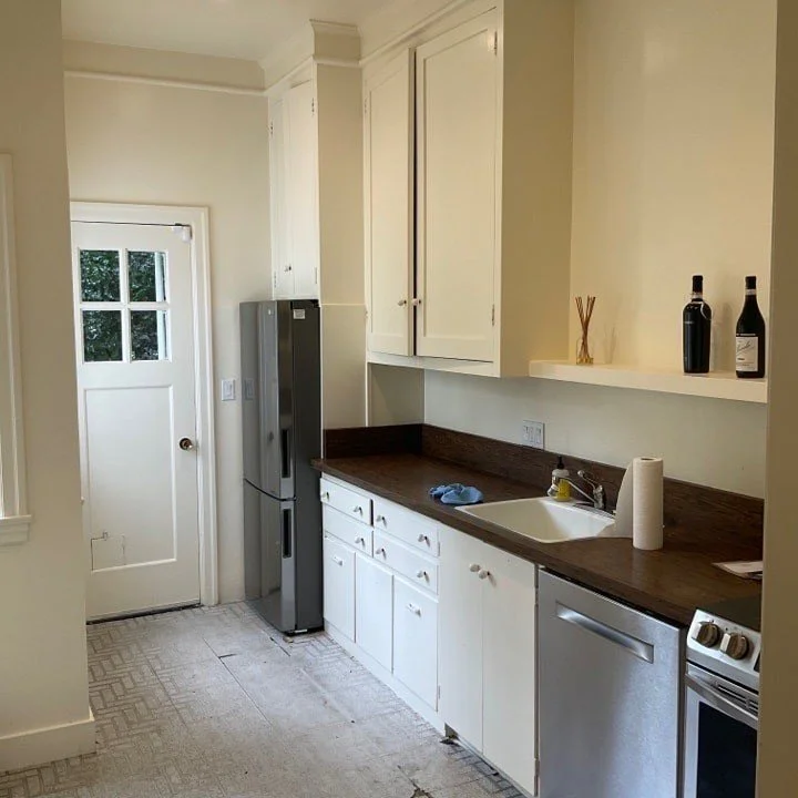 Before and After shots of the kitchen/dining room area at our Presidio Heights project. 

Architect: @grahamarchitects 
Designer: @berrydesignworks 

#customkitchen #customconstructionsf #sanfranciscoconstruction #custommetal #bayareabuilders #builde