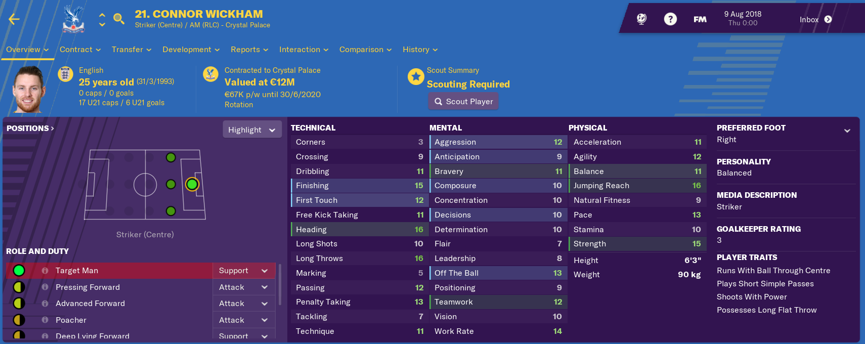 Wickham FM19 Profile