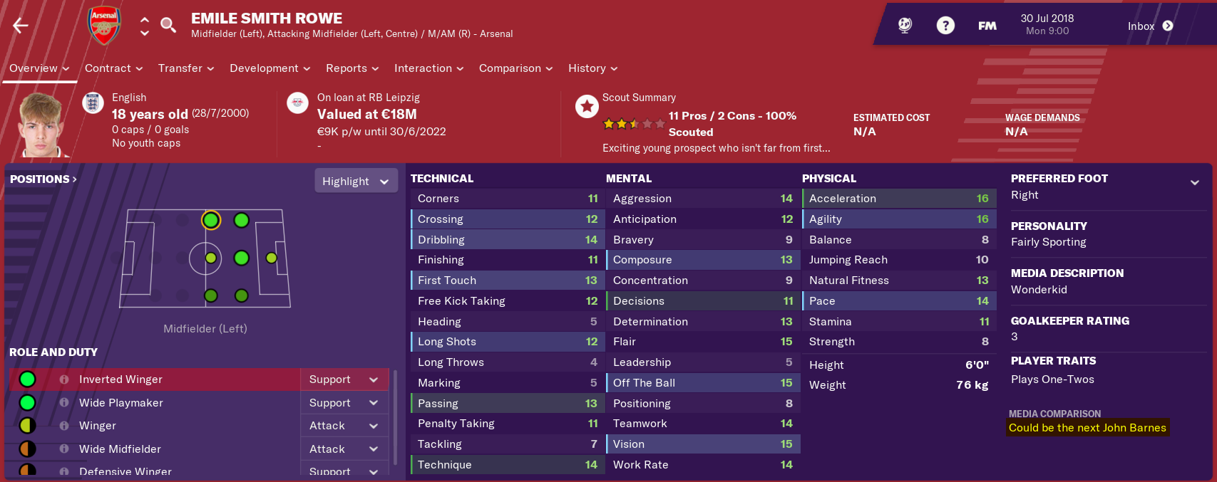 Madd FM - 85. Smith Rowe 19 Profile.png