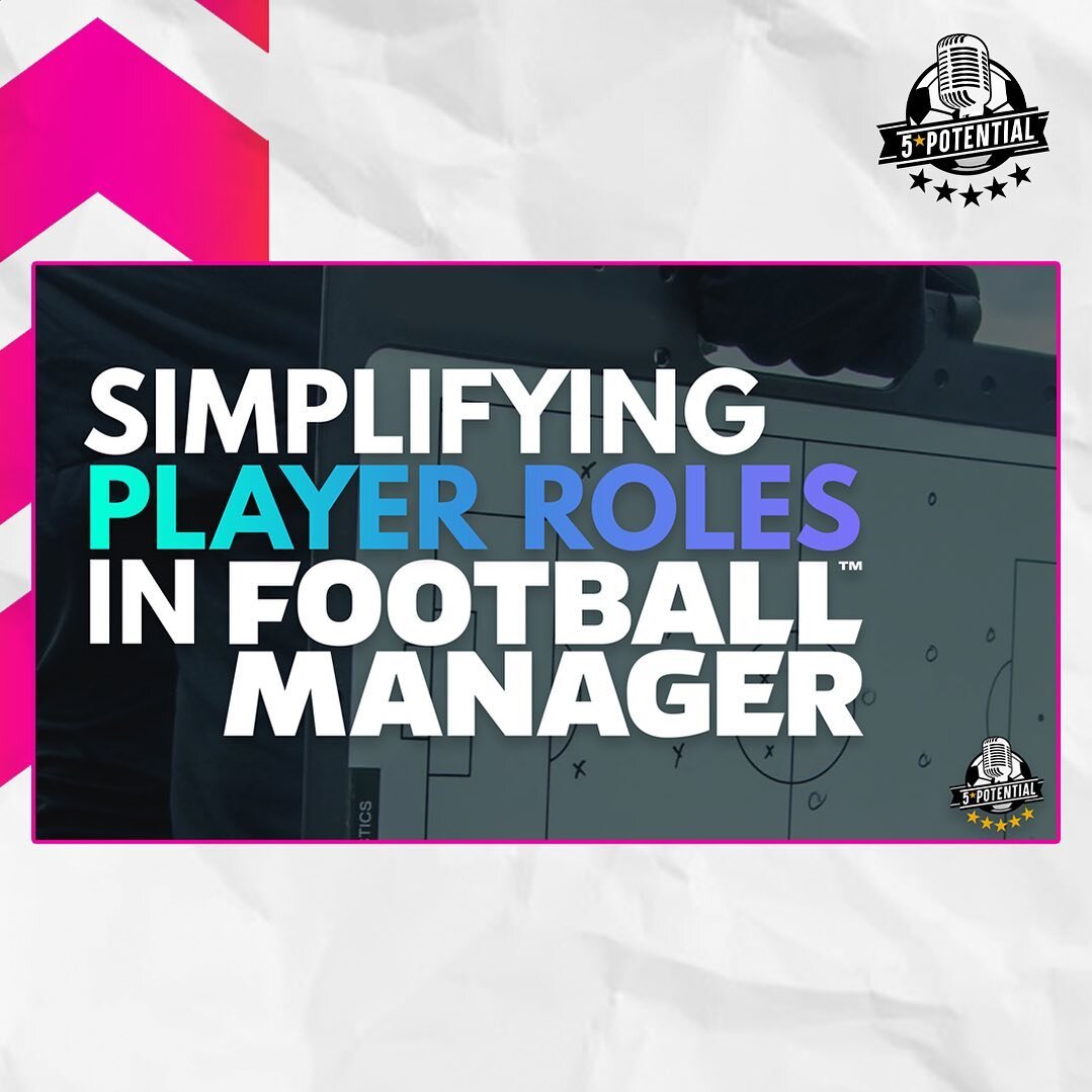 New blog post on the website - Simplifying Player Roles in Football Manager - follow the link in our bio 

#FM23 #FM24 #FootballManager #Podcast