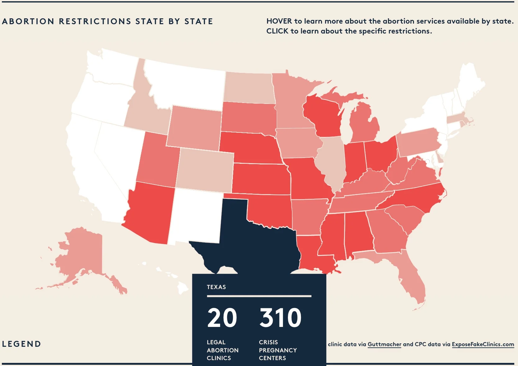Ratio of Legal Abortion Clinics vs. Crisis Pregnancy Center is Staggering