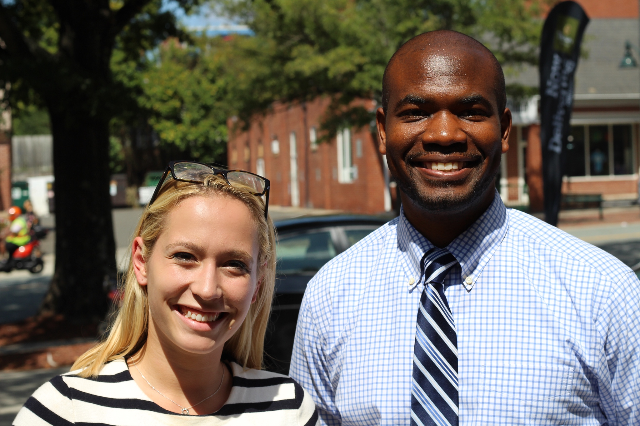 Allen Buansi and CPR editor Sydney Persing