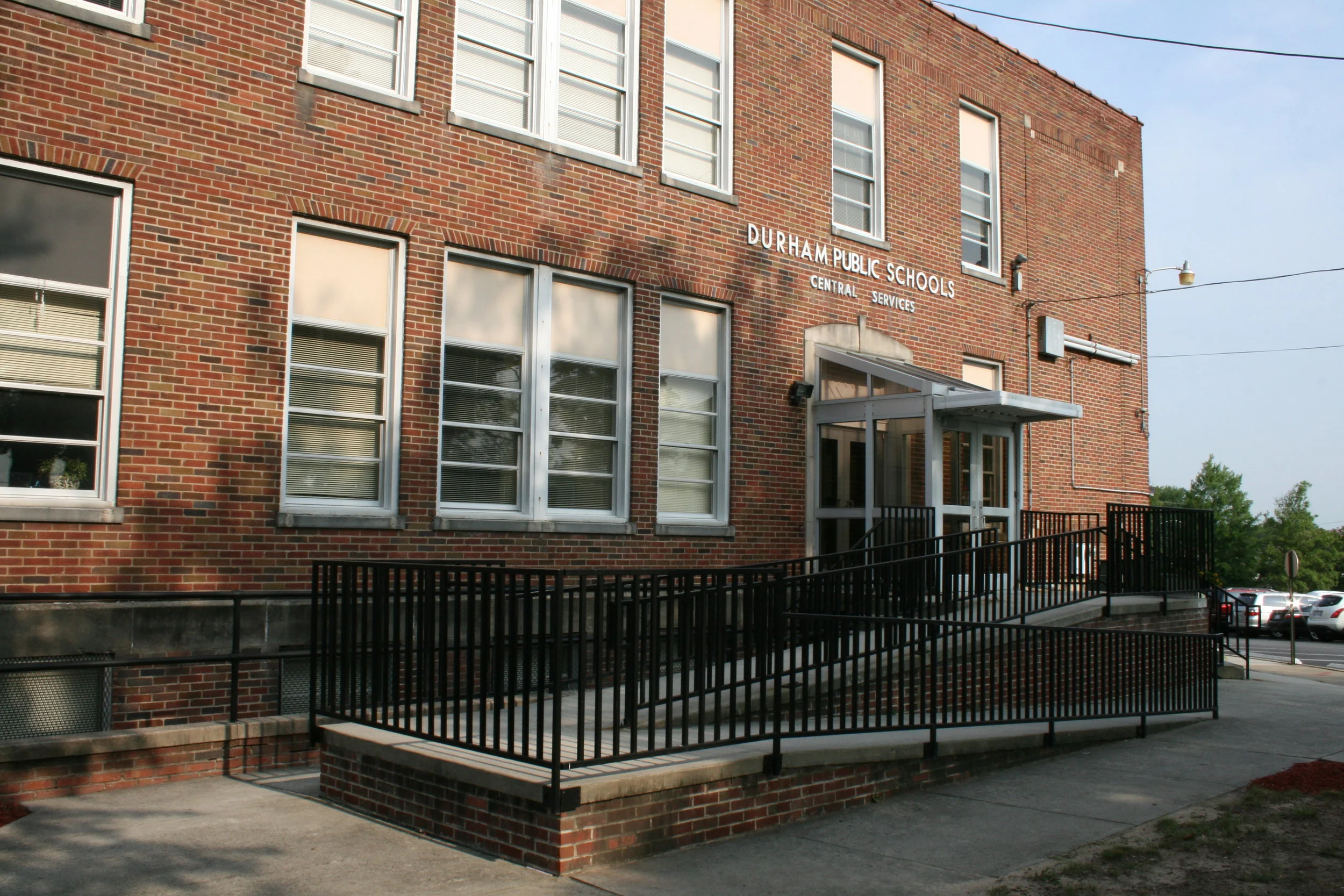 The DPS Central Services building in downtown Durham ( source )