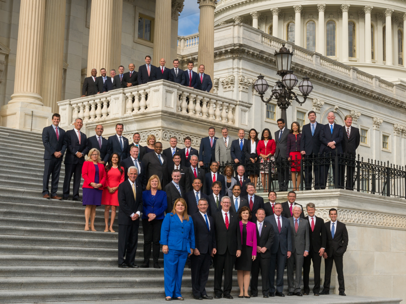The 2016 Freshman Class of the 115th, or current Congress. Many claim that President Trump’s election spurred on the wave of young, progressive candidates that ran in the 2018 midterm elections. ( Source )