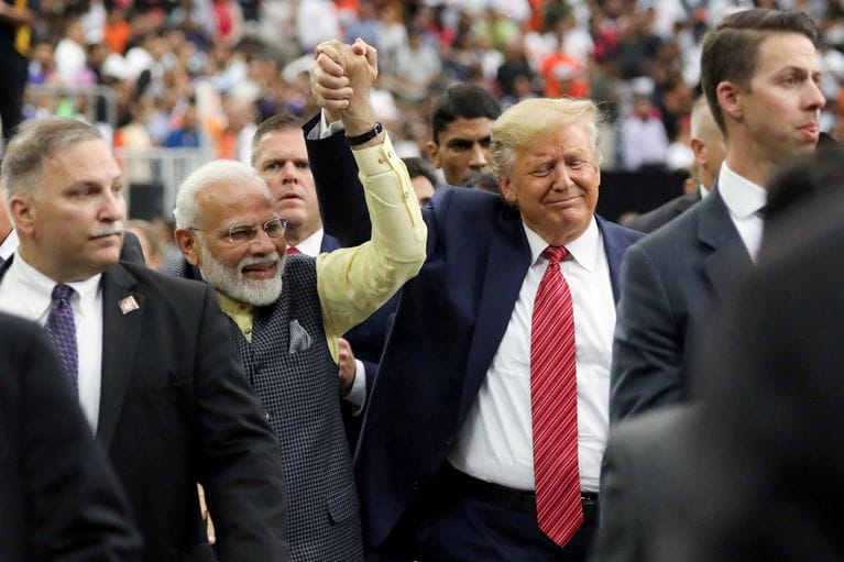 How Trump Used Modi's Visit as a Campaign Stop