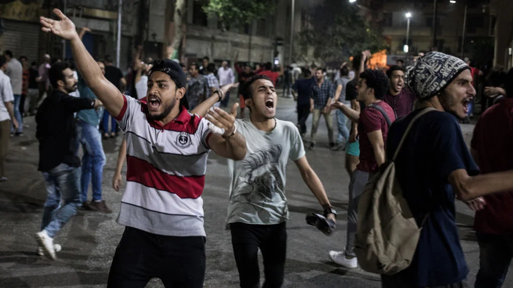 Protests spread across Egypt over the last month as anger foments around President Al-Sisi’s alleged misuse of public funds ( Image )