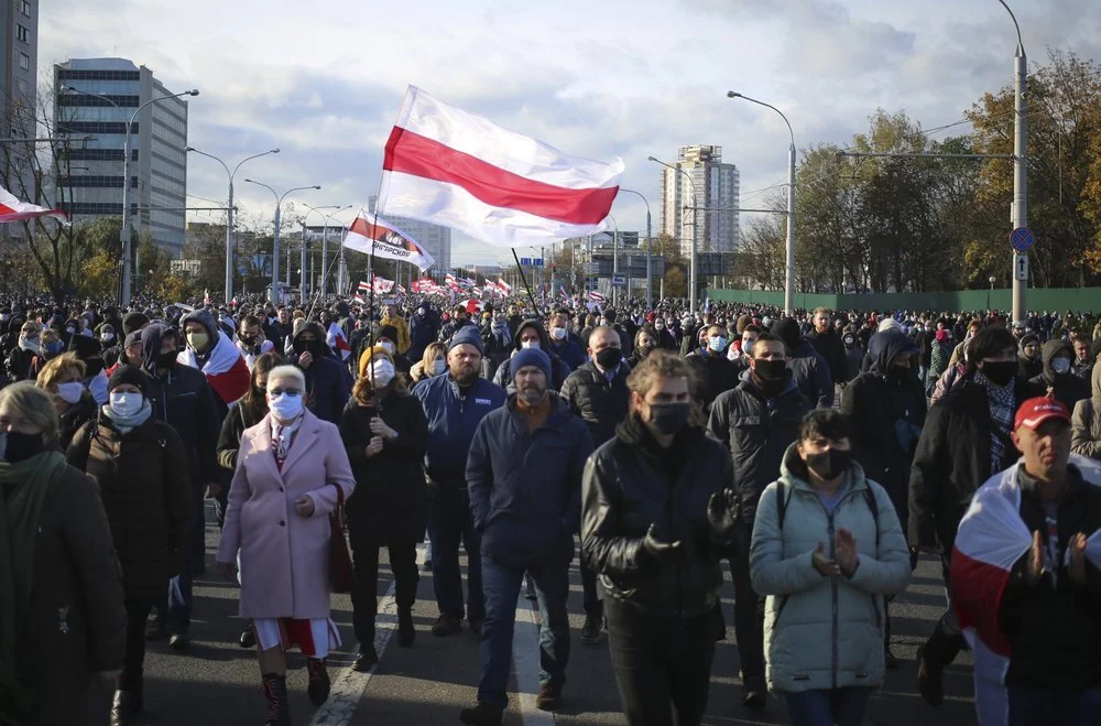 Belarusian Opposition Leader Calls for Nationwide Strike Amidst Ongoing Protests