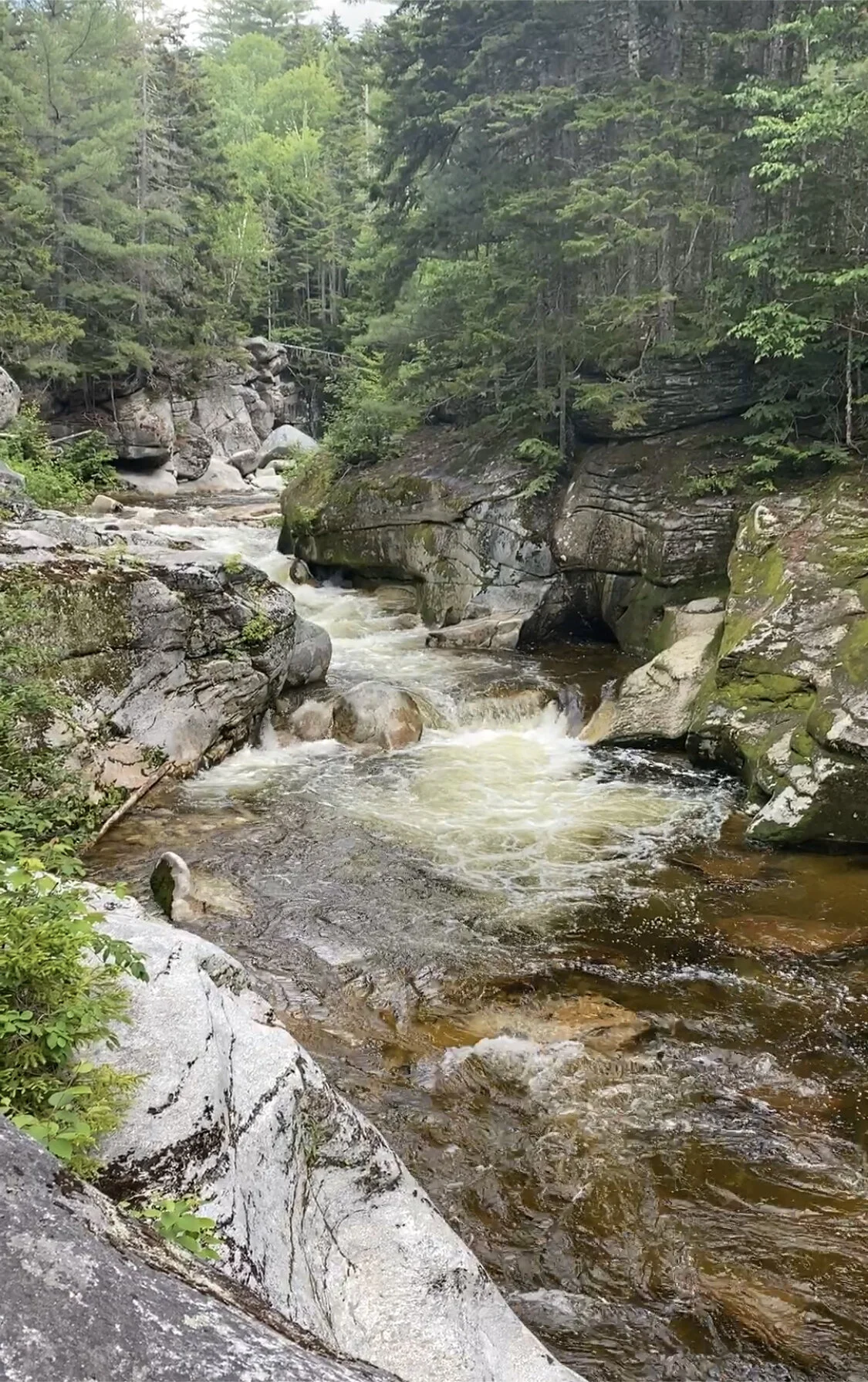 Upper and Lower Ammonoosuc Falls