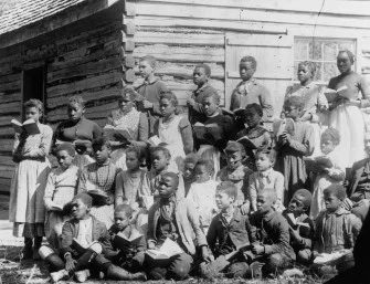 Freedpeople's school, ca. 1865-1870. Image: The Valentine Museum.